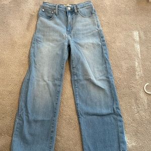 Madewell Slim Wide-Leg Crop Jeans